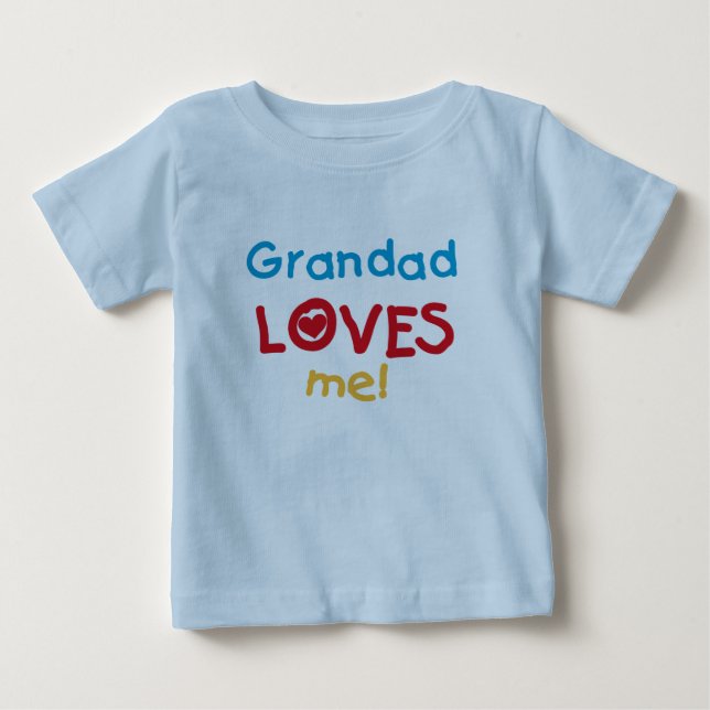 Grandad Loves Me T-shirts and Gifts (Front)