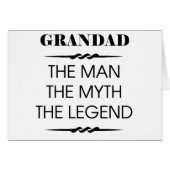 Grandad The Man The Myth The Legend (Front Horizontal)