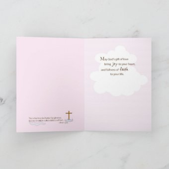 Grandaughter Baptism Congratulations, Noahs Ark Card | Zazzle