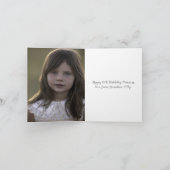 Grandaughter Sixteenth Birthday Elegant Silver Card | Zazzle