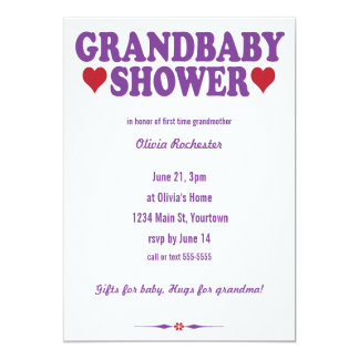 Grandma Shower Invitations 6