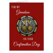Grandchild Sacrament Confirmation Stained Glass (Front)