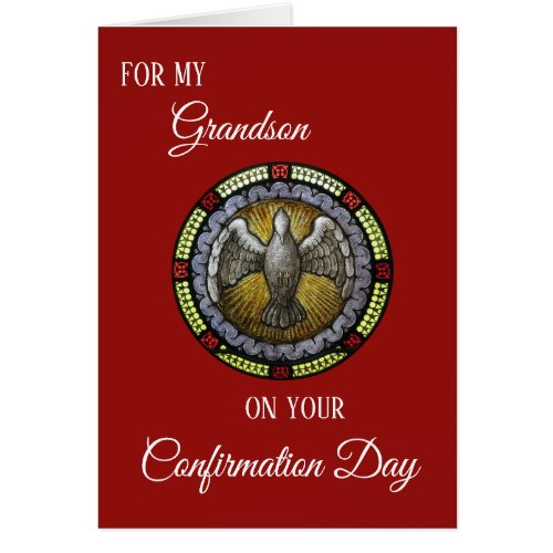 Grandchild Sacrament Confirmation Stained Glass