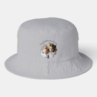 Grandchildren are a Blessing Personalized Photo  Bucket Hat