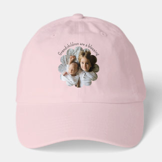Grandchildren are a Blessing Personalized Photo  Hat