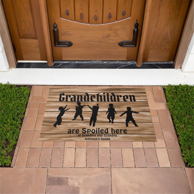 Grandchildren are Spoiled Here Doormat (Outdoor)