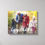 GRANDCHILDREN CANVAS PRINT<br><div class="desc">GRANDCHILDREN DESIGN WITH BEAUTIFUL HAND LETTERED TEXT AND SPACE FOR YOUR FAVOURITE PHOTOGRAPHS. PART OF A COLLECTION. AN IDEAL GIFT.</div>