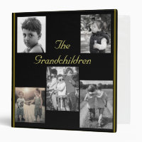 Grandchildren Make Life Grand Cute Photo Album 3 Ring Binder