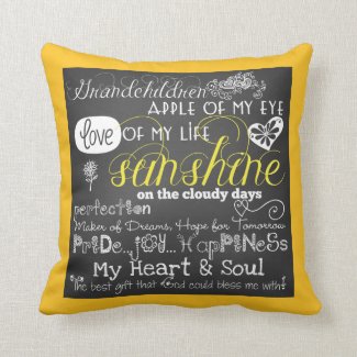 Grandchildren Love Of My Life Pillow