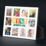 Grandchildren Photo Collage Best Grandpa Ever Gift Plaque<br><div class="desc">Grandchildren Photo Collage Best Grandpa Ever Gift</div>
