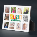 Grandchildren Photo Collage Best Grandpa Ever Gift Plaque<br><div class="desc">Grandchildren Photo Collage Best Grandpa Ever Gift</div>