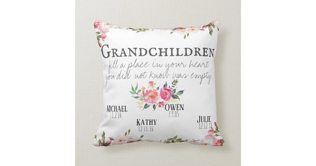 Grandchildren Pillow