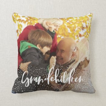 Grandchildren Throw Pillow by Stacy_Cooke_Art at Zazzle
