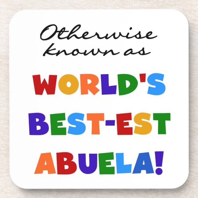 grandcolorsabuela coaster (Front)