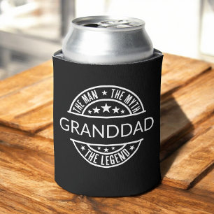 Granddad Name The Man The Myth The Legend Can Cooler