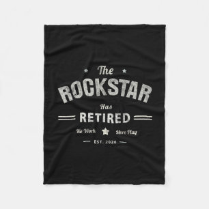 Granddad Rockstar Has Retired 2026 Father Cruise M Fleece Blanket