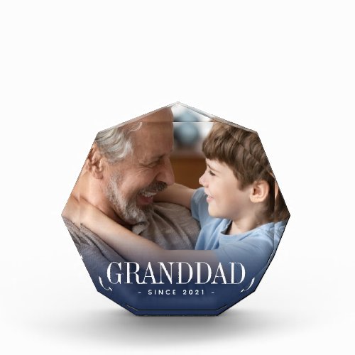 Granddad Year Established Photo Block