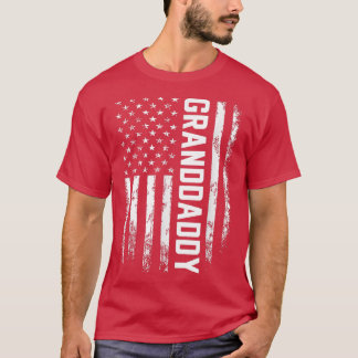 Granddaddy Gift America Flag Gift For Men Father's T-Shirt
