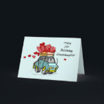 Granddaughter 23rd Birthday Car Load of Hearts Card<br><div class="desc">Now this is a funny card to give your sweet granddaughter when she soon celebrates her 23rd birthday. A car loaded with lots of hearts is on the cover of this. She would really feel the love in this card.</div>