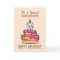 Granddaughter 9th Birthday, 9 on Sweet Pink Cake
