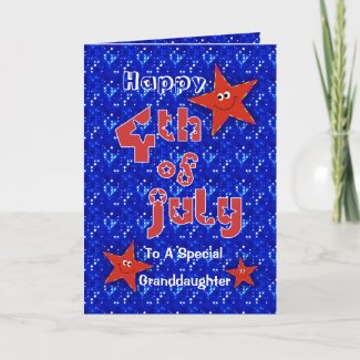 Granddaughter American Star Card