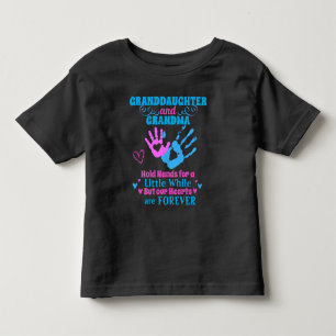 Granddaughter and Grandma Hold Hands and Hearts   Toddler T-shirt