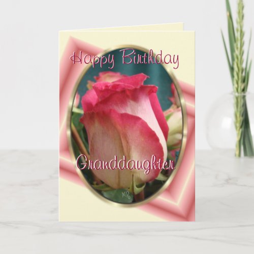 Granddaughter Bday_customize any Card