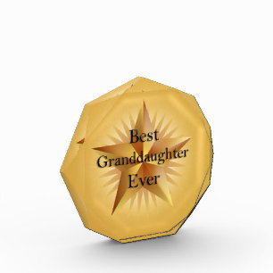 Granddaughter Best Ever Gold Award