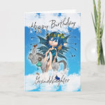 Granddaughter Birthday Card - With Sky Fairy On Ro<br><div class="desc">Granddaughter Birthday Card - With Sky Fairy On Rocking Horse</div>