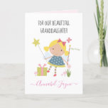 Granddaughter birthday fairy girls whimsical  card<br><div class="desc">An adorable birthday card with the cutest little fairies that you can personalise with your granddaughter's name. The birthday fairy collection is perfect for little girls who adore magical creatures. You can choose between two types of card. You can choose either silky gloss paper or matte paper. Matte, is a...</div>