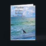 *GRANDDAUGHTER* BIRTHDAY RAINBOW FOR YOU! CARD<br><div class="desc">THANK YOU FOR STOPPING BY 1 OF MY 8 STORES!</div>