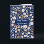 Granddaughter Birthday Scattered Flowers  Card<br><div class="desc">Happy birthday to your granddaughter. This birthday card captures the timeless beauty of roses in full bloom,  intertwined with graceful leaves. The design evokes a sense of classic charm and elegance,  making it a wonderful way to convey your warmest birthday greetings to someone special.</div>