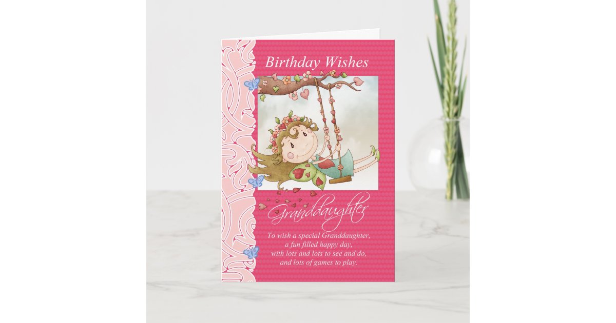 granddaughter-birthday-wishes-greeting-card-zazzle for Free Printable Granddaughter Birthday Cards granddaughter birthday wishes greeting card | Zazzle for Free Printable Granddaughter Birthday Cards