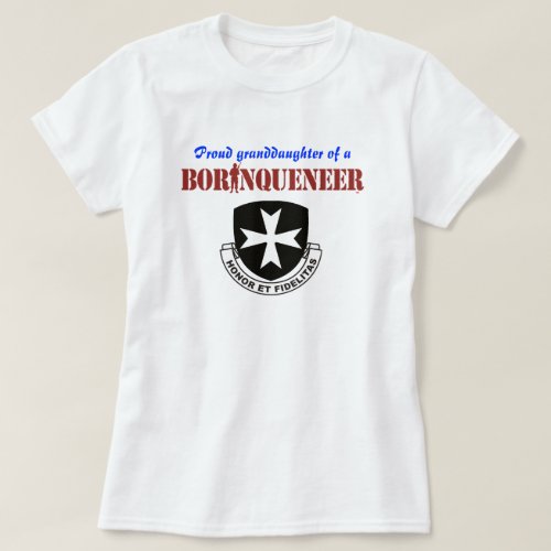 Granddaughter _ Borinqueneer T_shirt