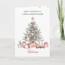 Granddaughter Christmas Tree Presents
