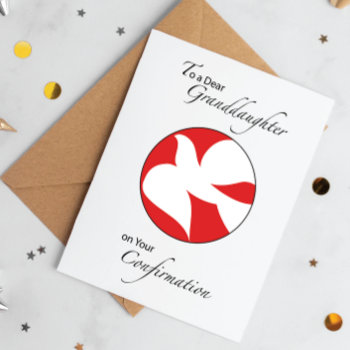 Granddaughter Confirmation Card by sandrarosecreations at Zazzle