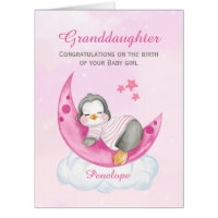 Granddaughter Congratulations New Baby Girl Jumbo