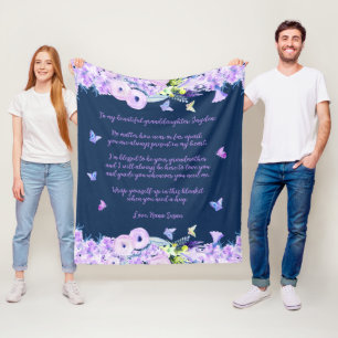 Granddaughter Fleece Blanket
