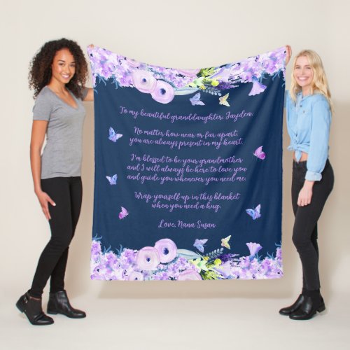 Granddaughter Fleece Blanket