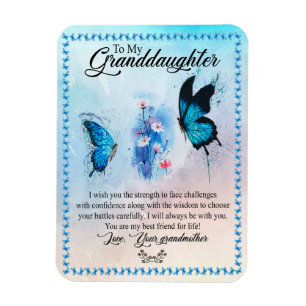 Granddaughter Gift   Love Grandmother Family Group Magnet