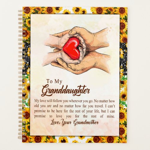 Granddaughter Gift  Love Grandmother Family Group Planner