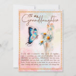 Granddaughter Gifts | From Grandpa Grandma Family Holiday Card<br><div class="desc">Granddaughter Gifts | Love From Grandma Grandpa Matching Family Group Butterfly Daisy Flowers Blanket</div>