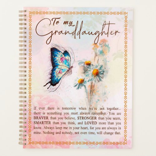 Granddaughter Gifts  From Grandpa Grandma Family Planner