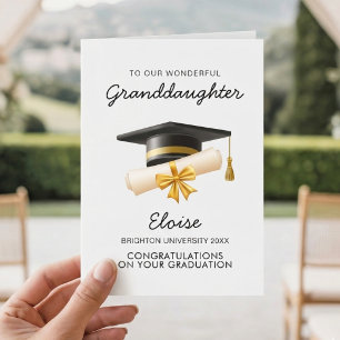 Granddaughter Graduation Card