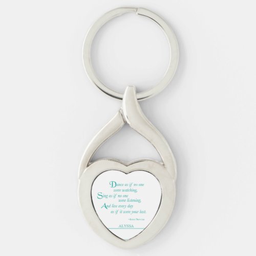 Granddaughter Graduation Dance Keychain