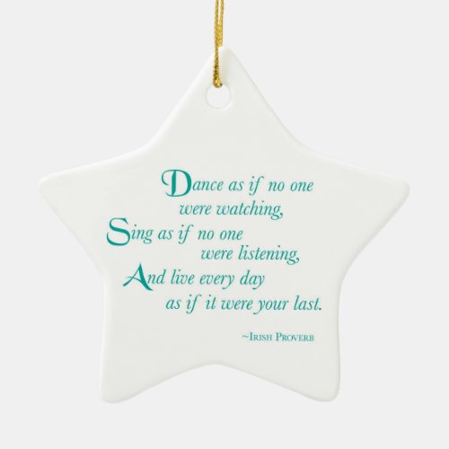 Granddaughter Graduation Dance Star Ornament