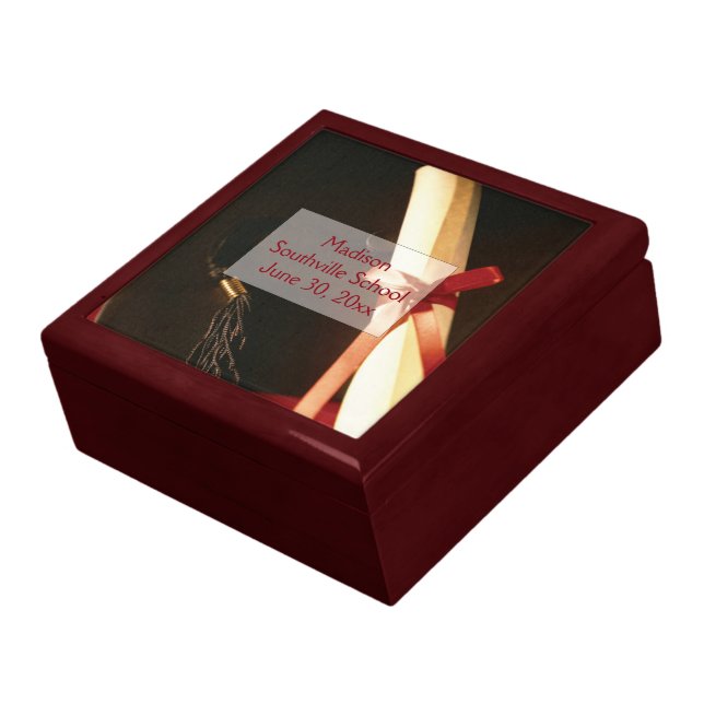 Granddaughter Graduation Wishes, Gift Box (Side)