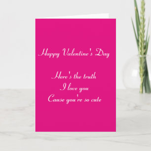 Granddaughter grandson valentine's day holiday card