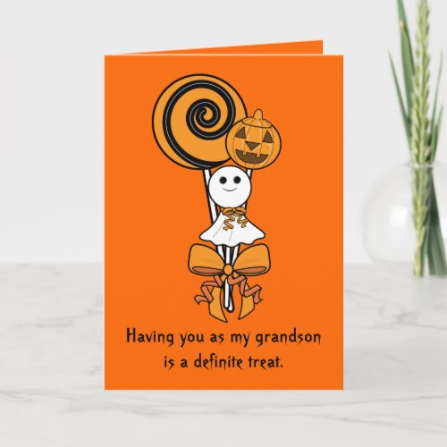 Granddaughter Halloween Card Three Sweet Treats Card