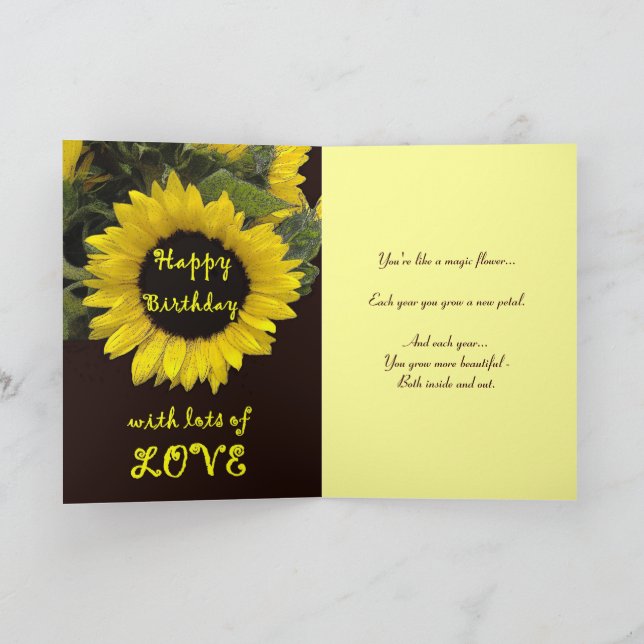 To My Beautiful Granddaughter Sunflower   Native American Store
